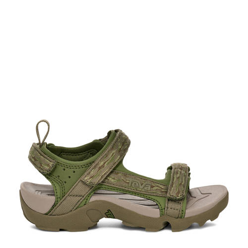 Teva Tanza kleuter/schoolkind sandalen groen Jongens Textiel Meerkleurig