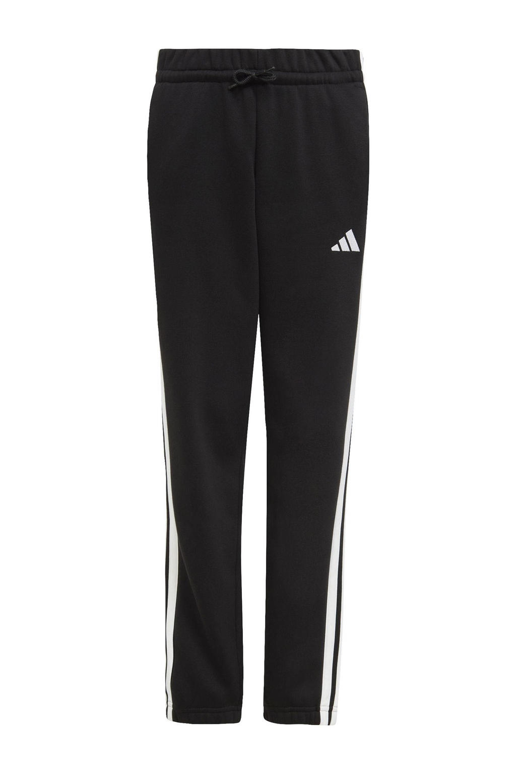 Zwart en witte jongens en meisjes adidas Sportswear joggingbroek van katoen met regular fit, regular waist en logo dessin