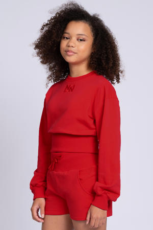 sweatshort rood