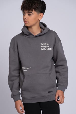 hoodie antraciet