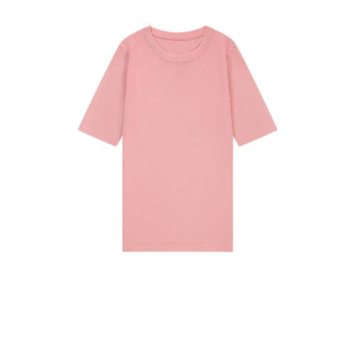 NIK&NIK T-shirt roze Meisjes Viscose Ronde hals Effen