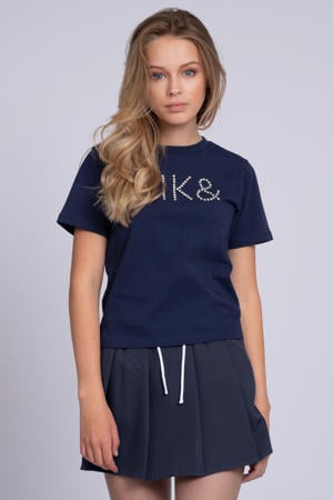 skort blauw
