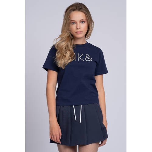 NIK&NIK skort blauw Rok Meisjes Polyester Effen