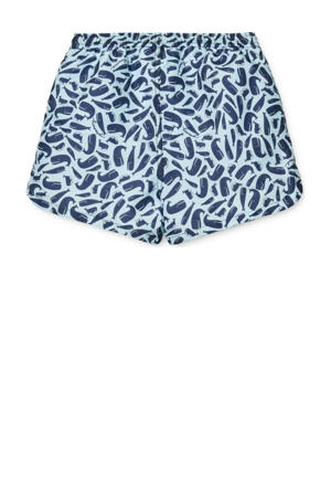 zwemshort Aiden donkerblauw/lichtblauw