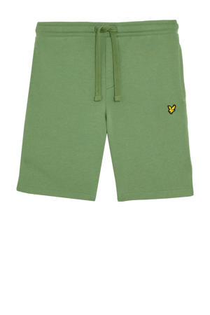 sweatshort appeltjesgroen