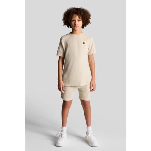 Lyle & Scott sweatshort Ecru Jongens Katoen Effen - maat 152/158 afbeelding
