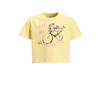 Me & My Monkey Me & My Monkey T-shirt met printopdruk geel