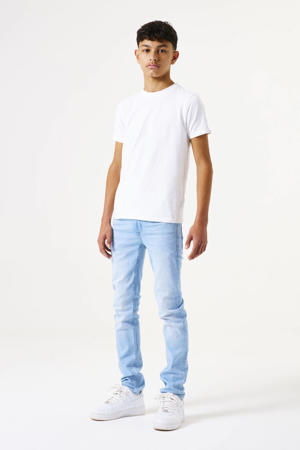 slim fit jeans light blue denim