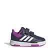 Donkerblauw/wit/paars