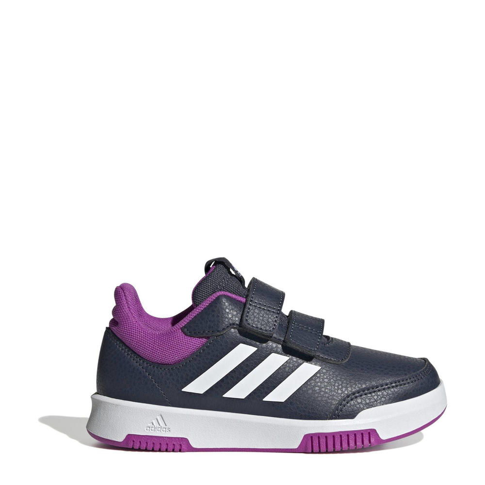 Zwart en paarse jongens en meisjes adidas Sportswear Tensaur Sport 2.0 sneakers van imitatieleer/voering: mesh/voetbed: eva met klittenband
