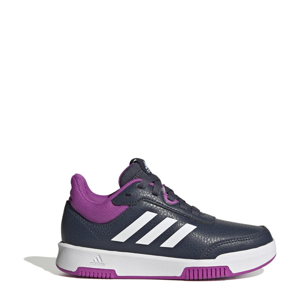 Donkerblauw, paars en witte jongens en meisjes adidas Sportswear Tensaur 2.0 sneakers van imitatieleer/voering: mesh/voetbed: eva met veters