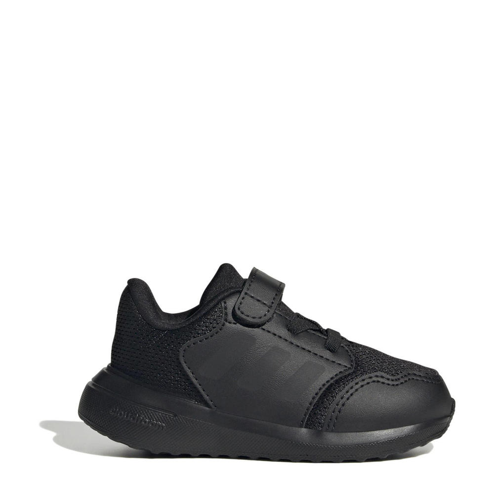Zwarte jongens en meisjes adidas Sportswear Tensaur Run 3.0 sneakers van mesh-pu/voering: mesh/voetbed: eva met klittenband