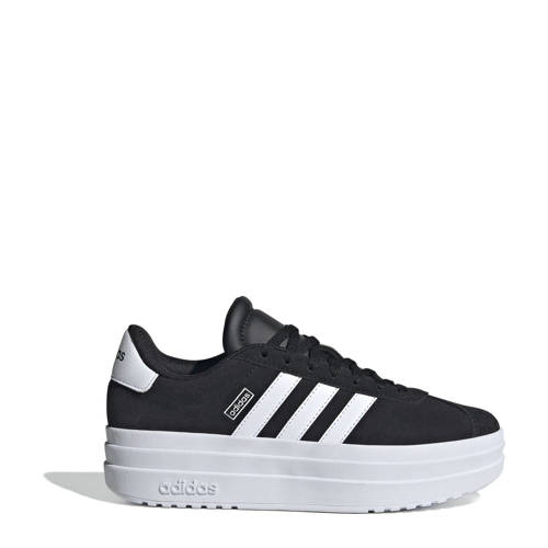 adidas Sportswear VL Court Bold suède sneakers zwart/wit Jongens/Meisjes - maat 36 afbeelding