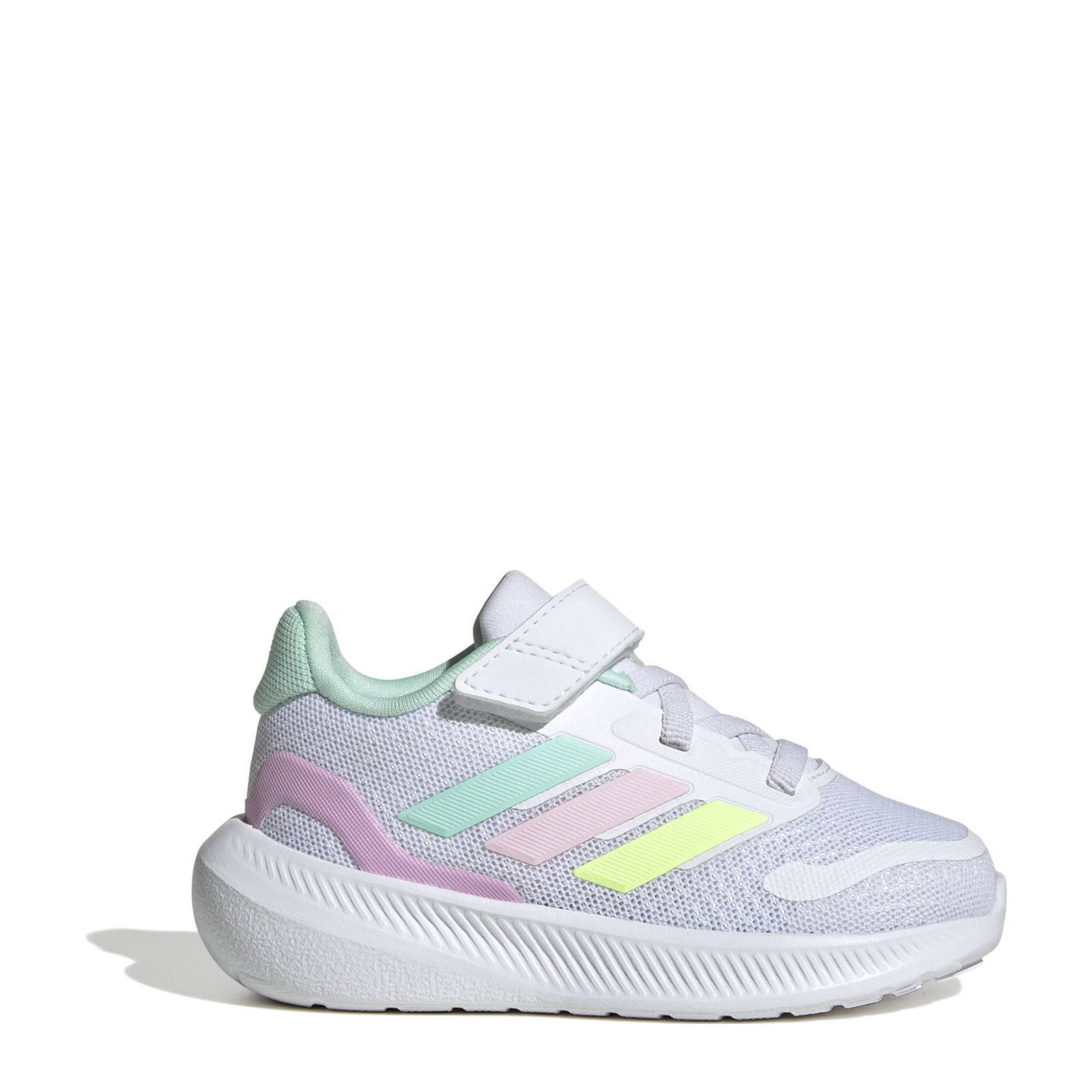 adidas Sportswear Runfalcon 5 sneakers wit/lichtgrijs/lichtroze |  kleertjes.com