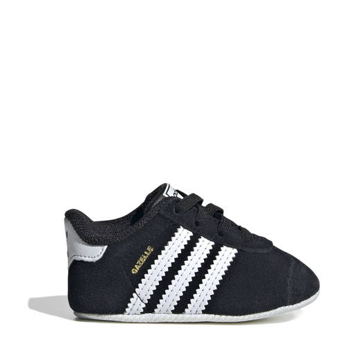 adidas Originals Gazelle Crib baby sneakers zwart/wit Jongens/Meisjes Textiel - maat 18 afbeelding