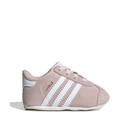 adidas Originals Gazelle sneakers Crib roze/wit Jongens/Meisjes Textiel - maat 21 afbeelding
