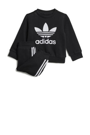 joggingpak Adicolor zwart