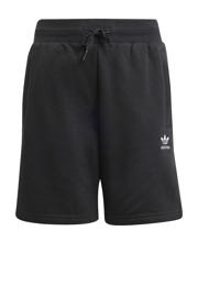 thumbnail: Zwarte jongens en meisjes adidas Originals sweatsshort van katoen met regular fit, regular waist en effen