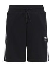 thumbnail: Zwart en witte jongens en meisjes adidas Originals Adicolor short van katoen met regular fit, regular waist en effen
