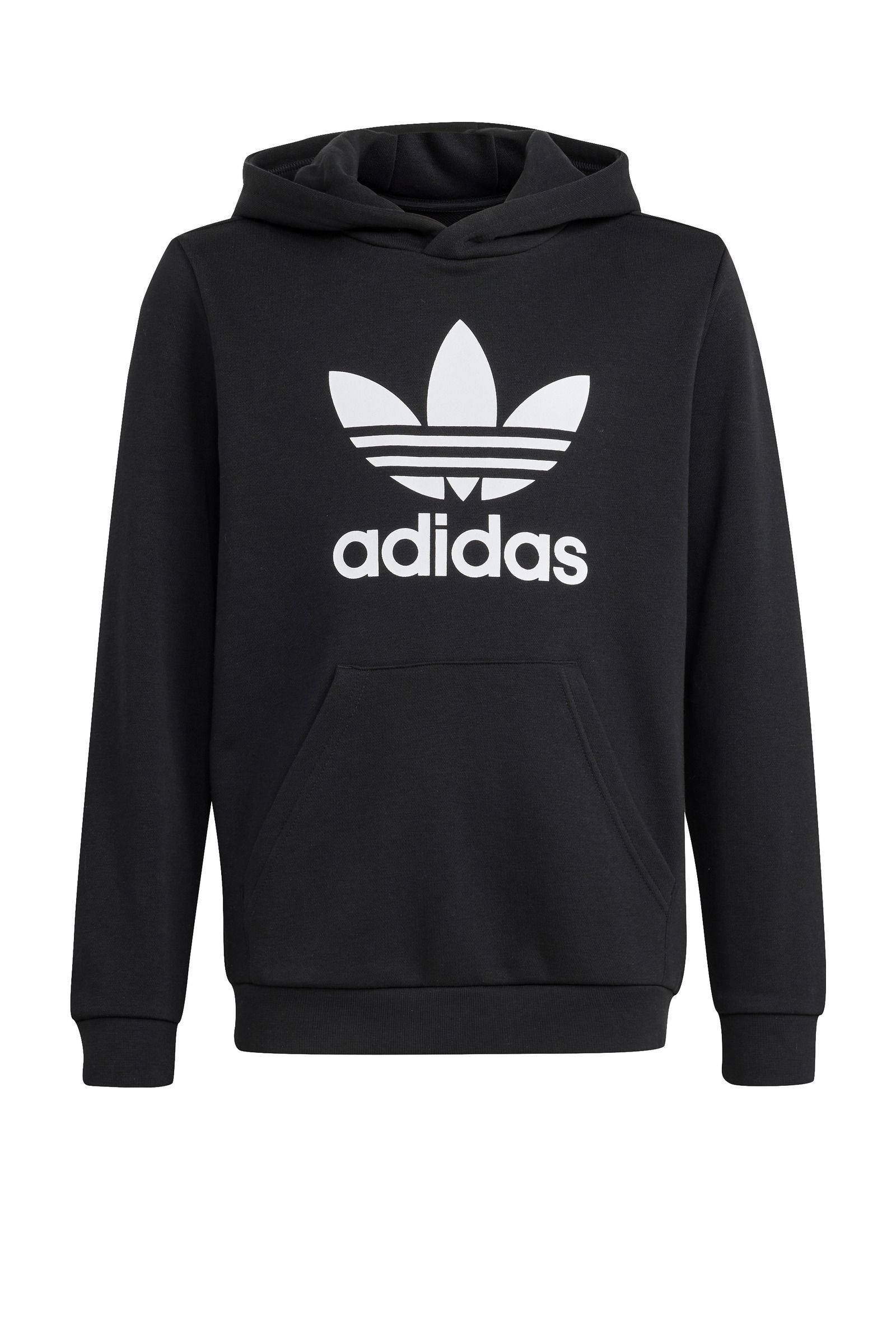 adidas Originals hoodie Trefroil zwart kleertjes