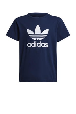 Adicolor Trefoil T-shirt donkerblauw