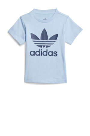 shirt + short lichtblauw