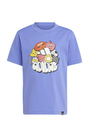 T-shirt Fun Graphic blauw
