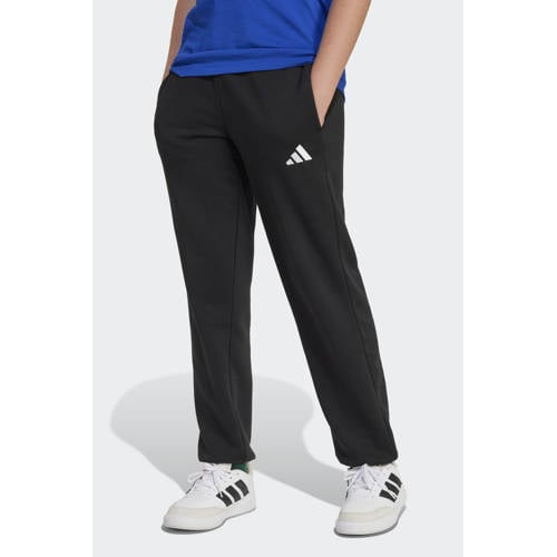 adidas Sportswear joggingbroek zwart/wit Jongens/Meisjes Katoen Effen