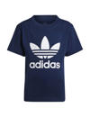 Donkerblauw/wit