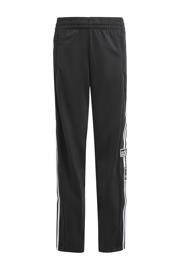 thumbnail: Zwart en witte jongens en meisjes adidas Originals Adibreak joggingbroek van polyester met elastische tailleband met koord en effen