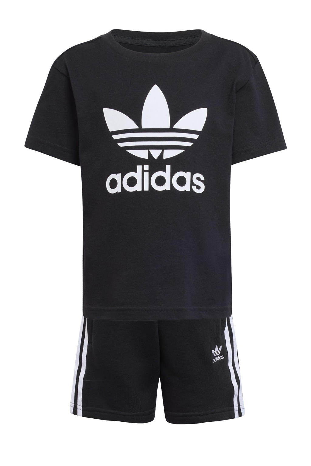 adidas Originals T-shirt + short zwart