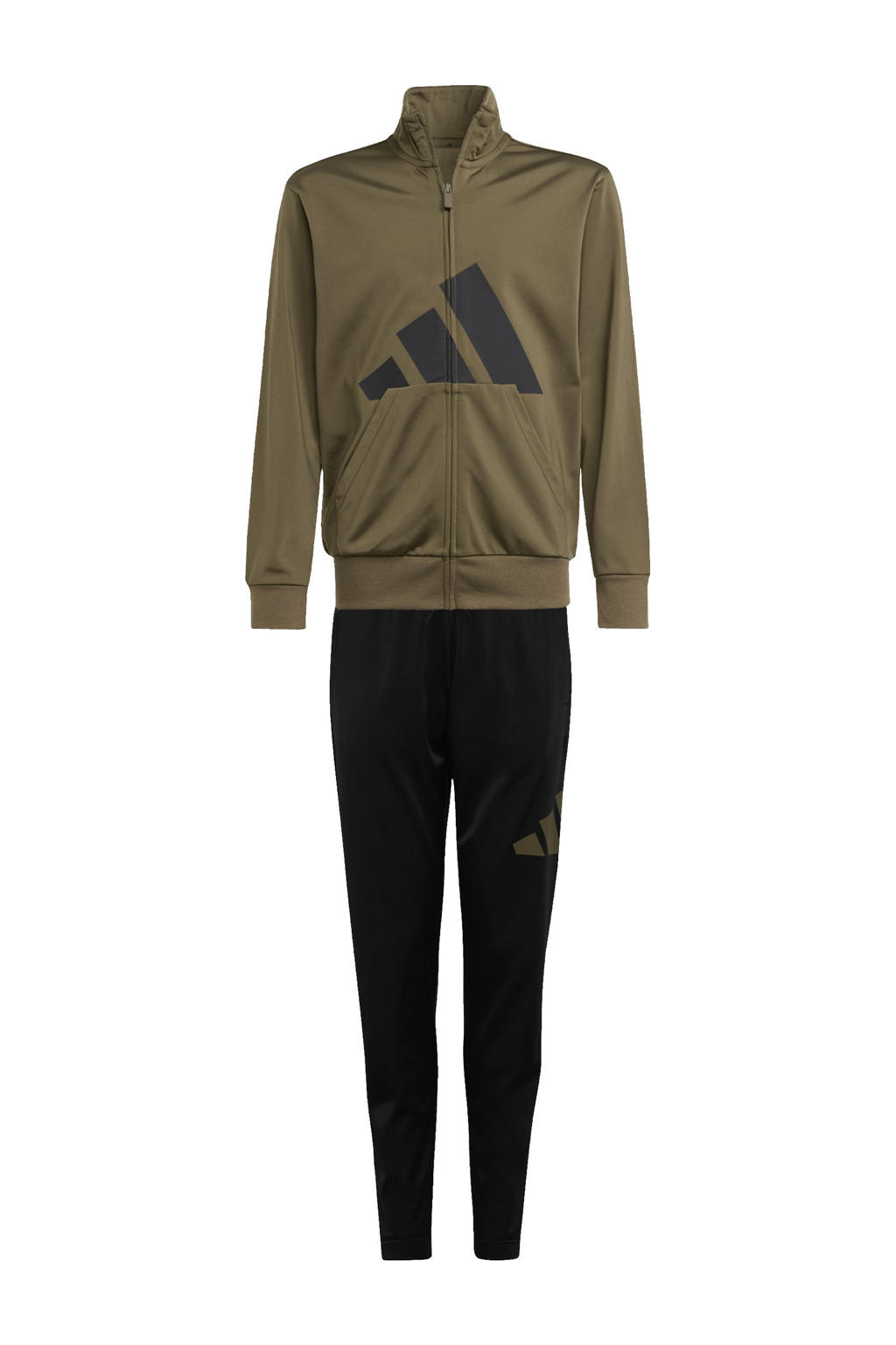 adidas Sportswear   trainingspak olijfgroen/zwart