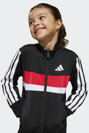 trainingspak zwart/wit/rood