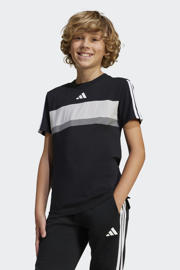 thumbnail: adidas Sportswear T-shirt Essentials Tiberio 3-Stripes zwart