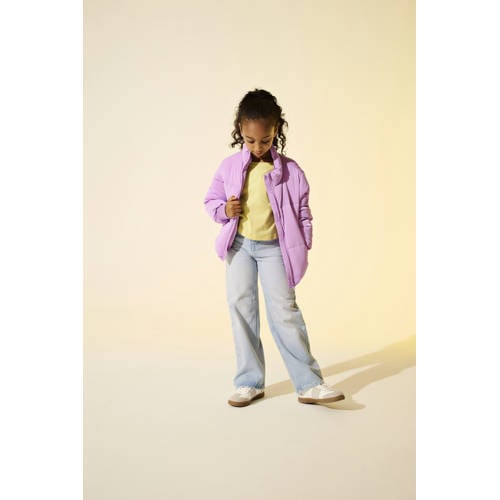 KIDS ONLY GIRL tussenjas lila Paars Meisjes Polyester Opstaande kraag Effen