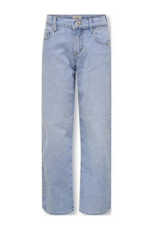 wide leg jeans light blue denim