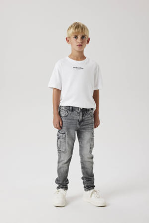 tapered jeans grey denim