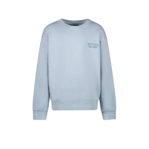Cars sweater lichtblauw Grijs Backprint