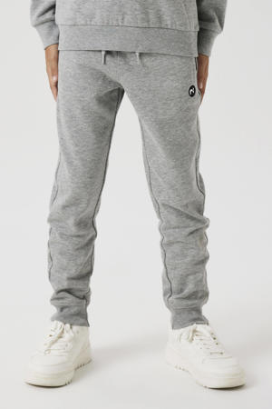 joggingbroek grijs melange