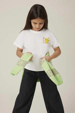 Pokemon T-shirt met backprint wit