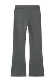 thumbnail: Grijze meisjes NAME IT KIDS bootcut legging van viscose met regular waist, elastische tailleband en effen