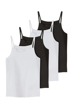hemd - zwart/wit (set van 4)