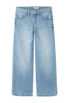 Light blue bleached