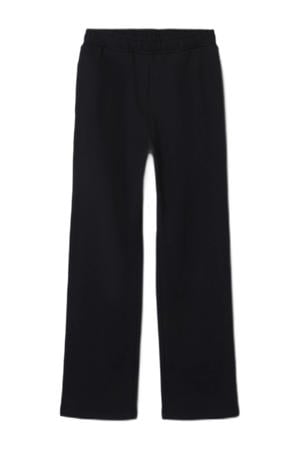 straight casual broek zwart