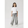 NAME IT KIDS wide leg jeans light grey denim