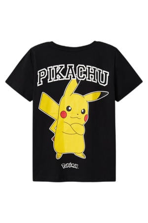 Pokemon T-shirt met backprint zwart