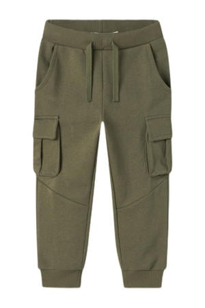 cargo joggingbroek NMNOLI olijfgroen