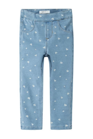 slim fit regular waist jeans light blue denim