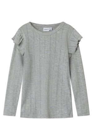 longsleeve grijs melange