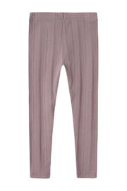 thumbnail: Paarse meisjes NAME IT MINI legging van katoen met elastische tailleband en effen